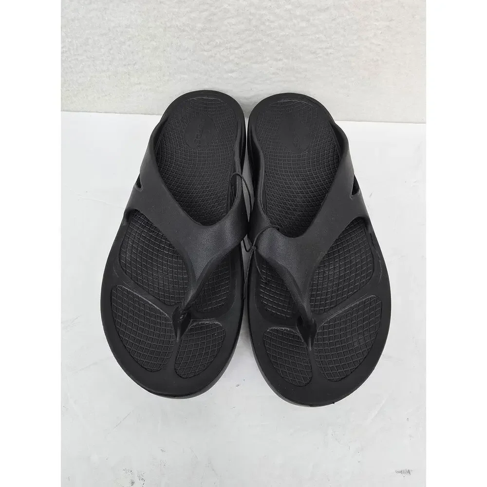 OOFOS Ooriginal Unisex Recovery Flip-Flops Thong Sandals Black M10 W12 New